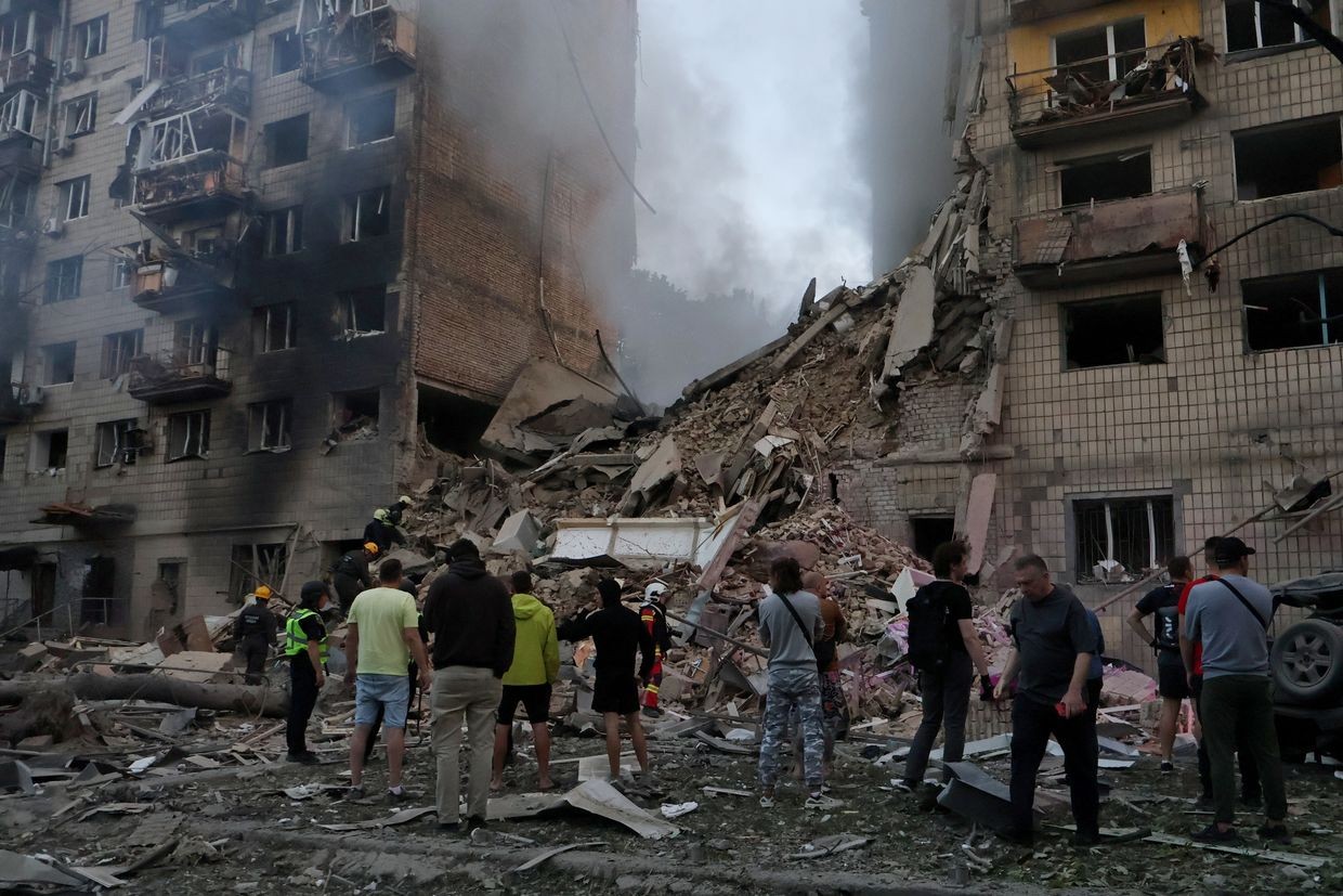 ‘He said he wasn’t going anywhere’ — Survivors search for missing following Russia’s deadliest attack on Kyiv this year