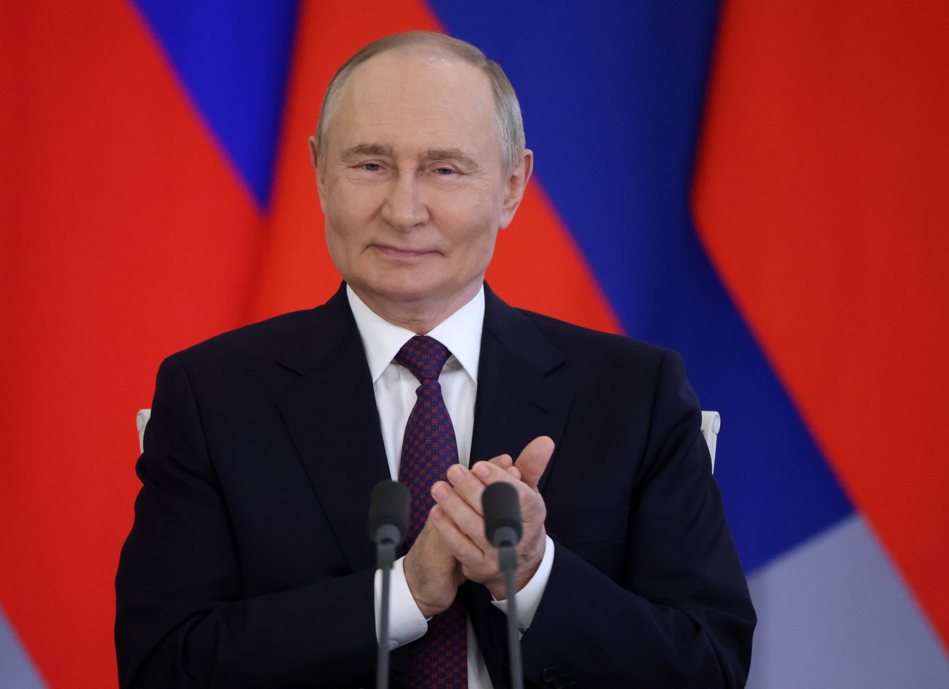 Russian President Vladimir Putin at the Kremlin in Moscow, Russia, on July 31, 2025.