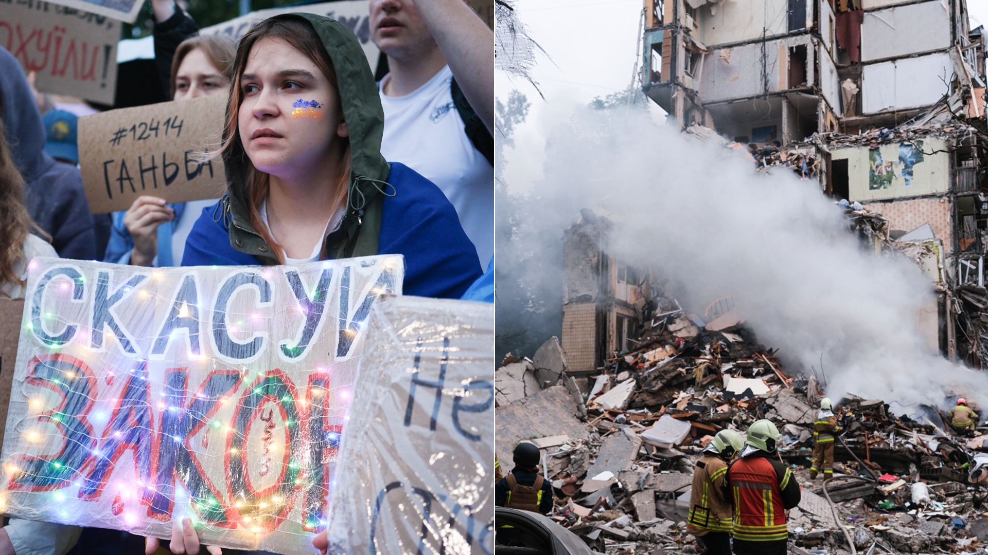 The hope and horror of 12 hours in wartime Kyiv — in pictures