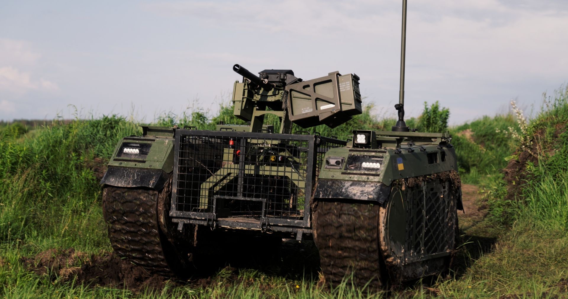 Ukrainian defense firm Frontline integrates grenade launcher with Estonian robotic platform